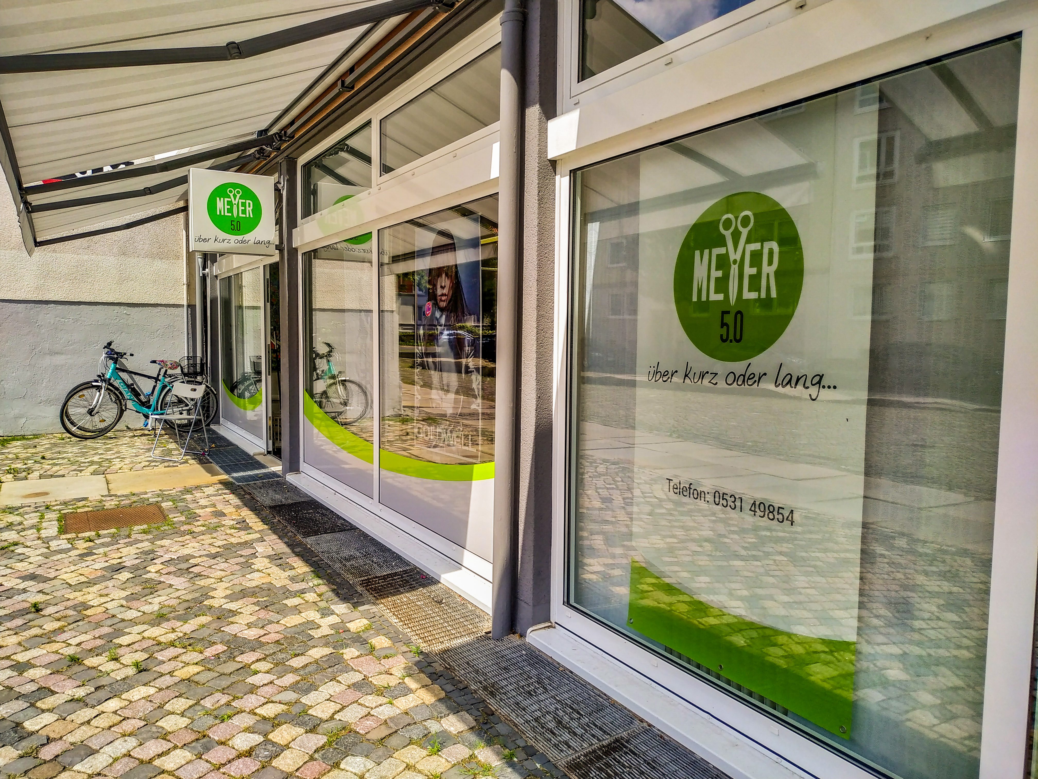 Außenansicht des Salons