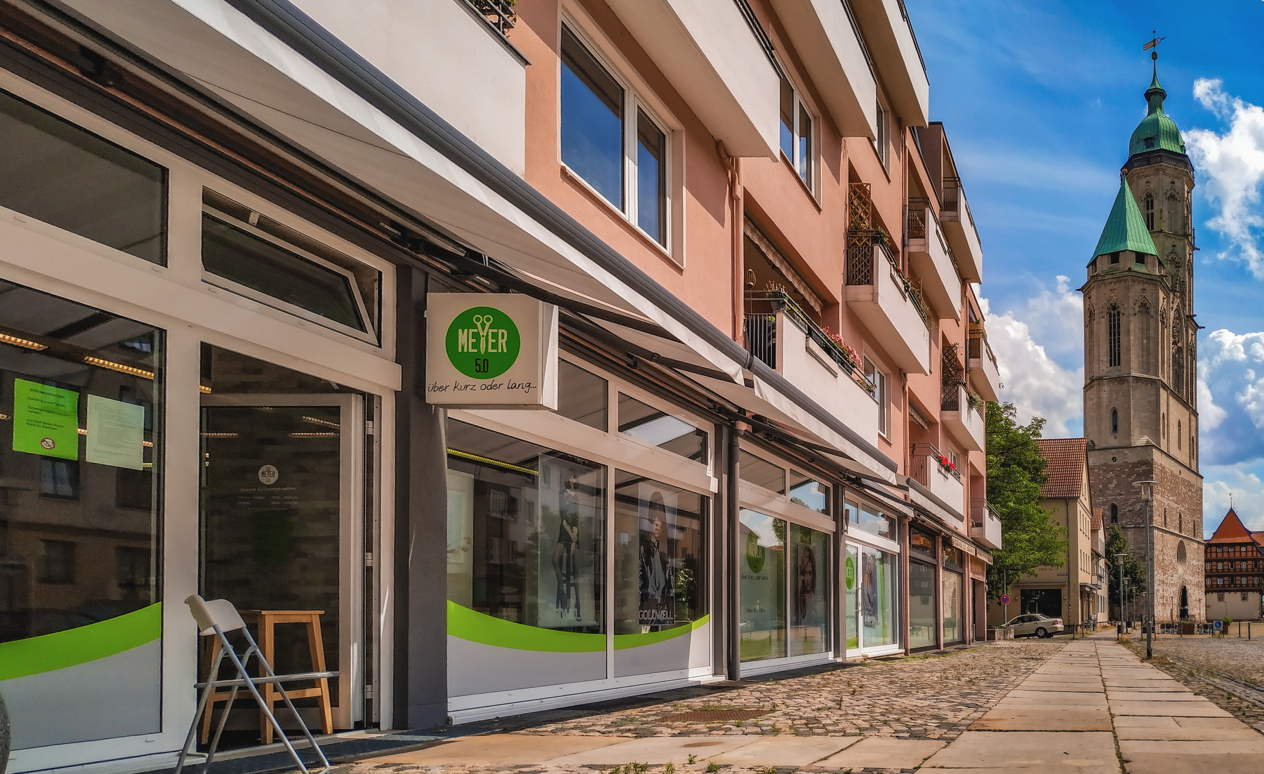 Außenansicht des Salons